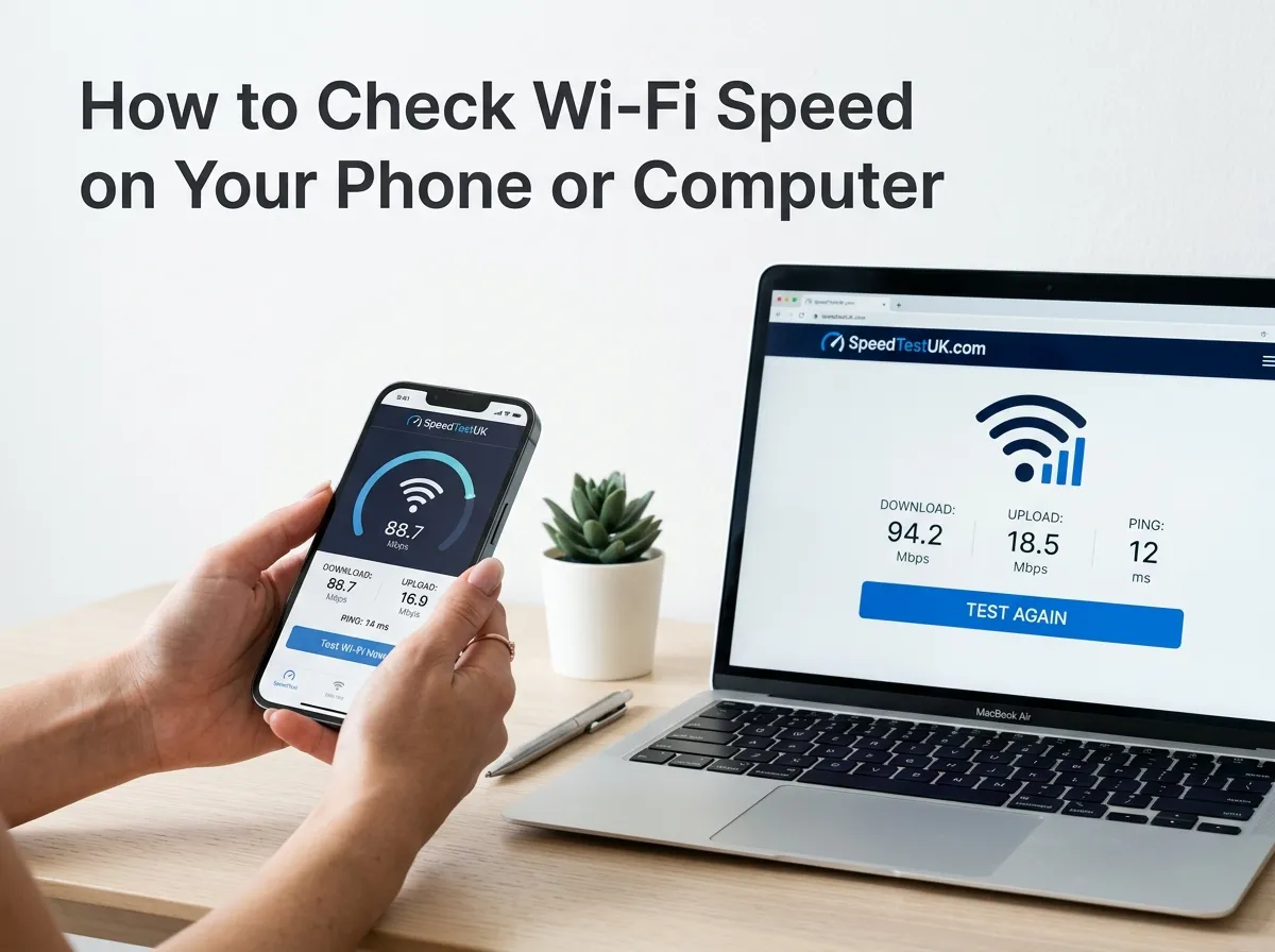 How to Check Wi-Fi Speed on Your Phone or Computer