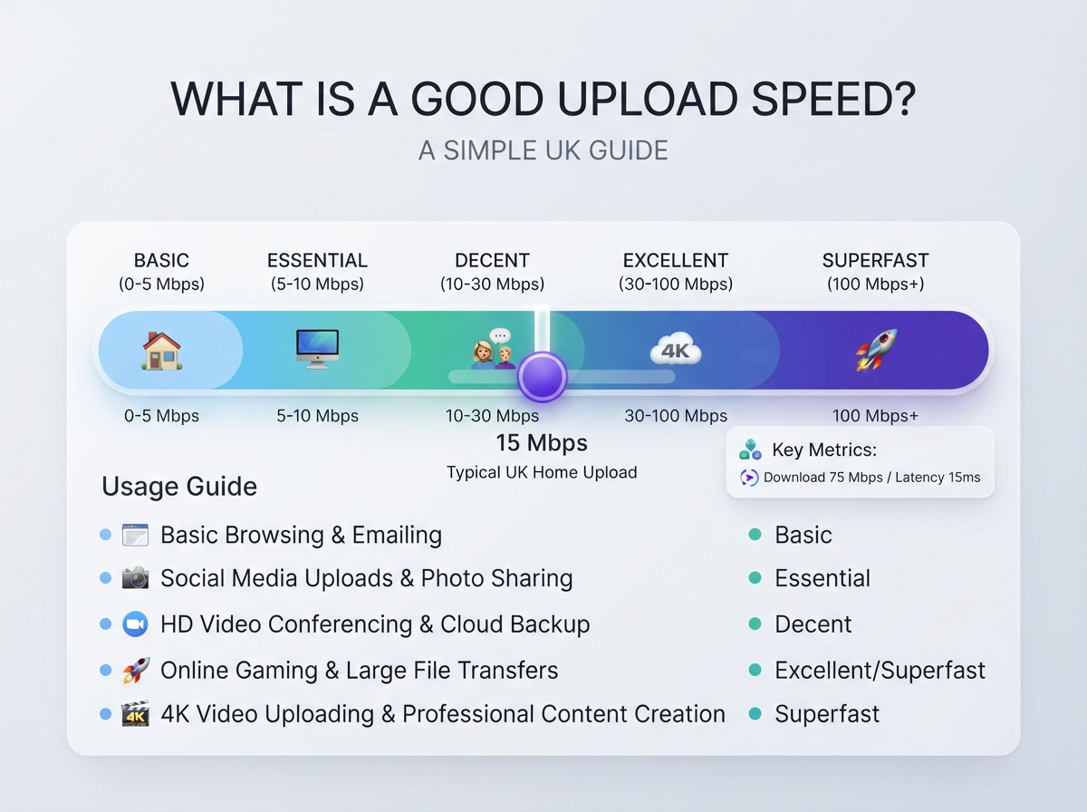 What Is a Good Upload Speed? A Simple UK Guide